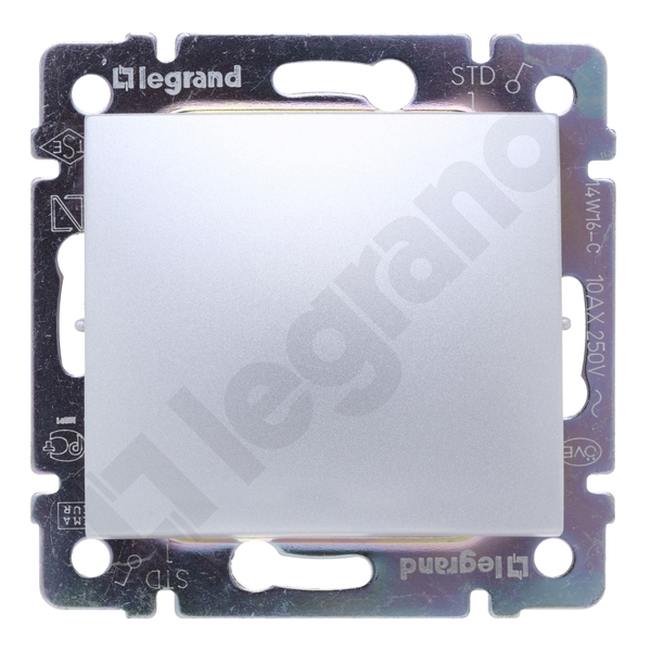 ŁĄCZNIK JEDNOBIEGUNOWY 10AX ALUMINIUM VALENA - 770101 - LEGRAND