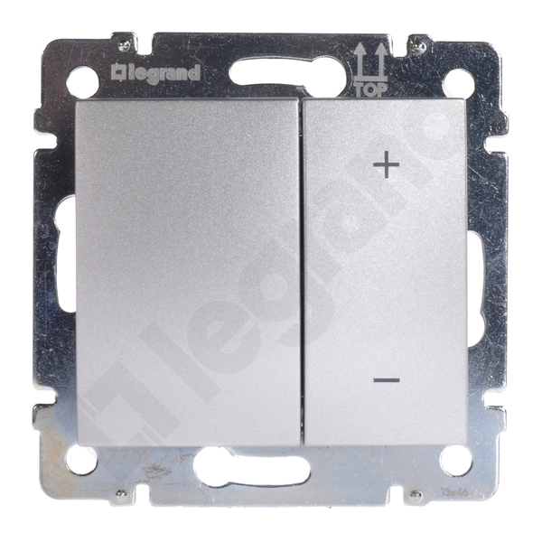 ŚCIEMNIACZ PRZYCISKOWY 40-600W ALUMINIUM VALENA - 770274 - LEGRAND