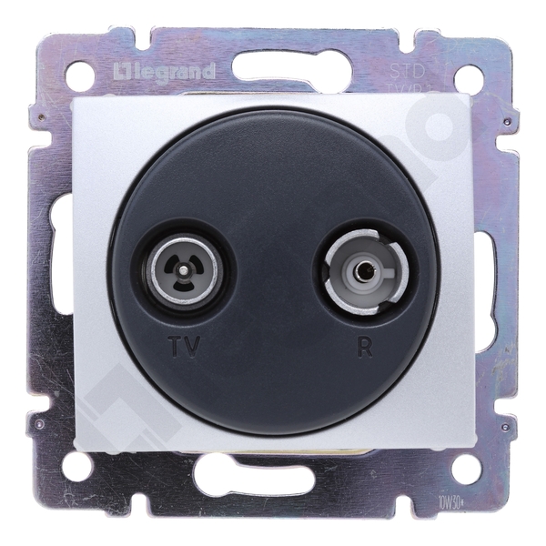 GNIAZDO TV-RD TYPU GWIAZDA ALUMINIUM VALENA - 770132 - LEGRAND