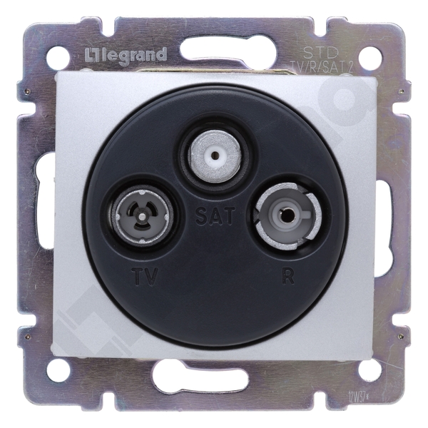GNIAZDO ANTENOWETV-RD-SAT KOŃCOWE ALUMINIUM VALENA - 770136 - LEGRAND