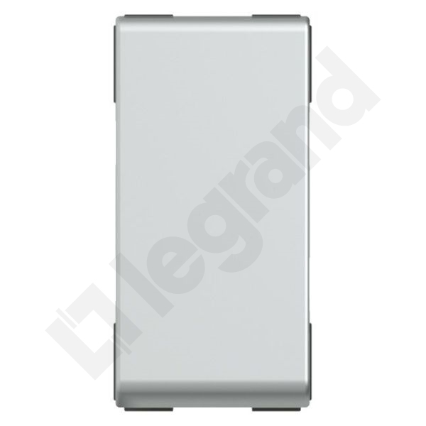 ŁĄCZNIK JEDNOBIEGUNOWY/SCHODOWY - 1 MODUŁ ALUMINIUM 10AX-250V MOSAIC - 079201 - LEGRAND