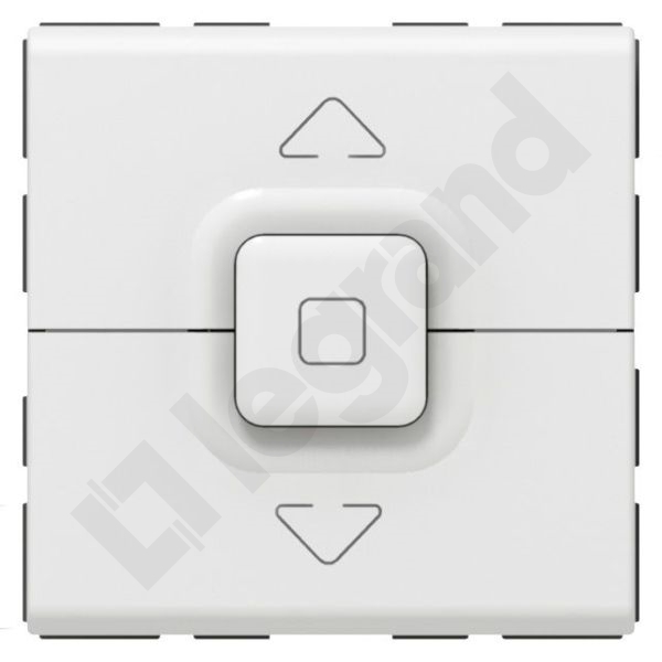 PRZYCISK STEROWANIA ROLET 500W - 2 MODUŁY BIAŁY MOSAIC - 077025 - LEGRAND