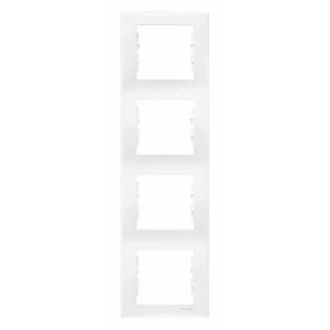 RAMKA POCZWÓRNA PIONOWA BIAŁA SEDNA - SDN5802021 - SCHNEIDER ELECTRIC