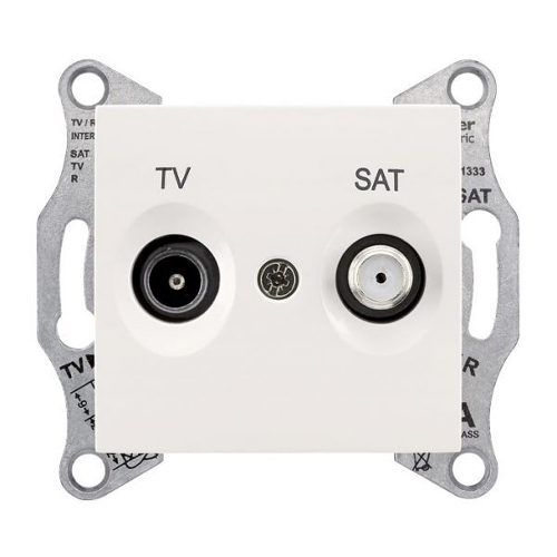 GNIAZDO ANTENOWE TV-SAT KOŃCOWE MODUŁ KREM SEDNA - SDN3401623 - SCHNEIDER ELECTRIC