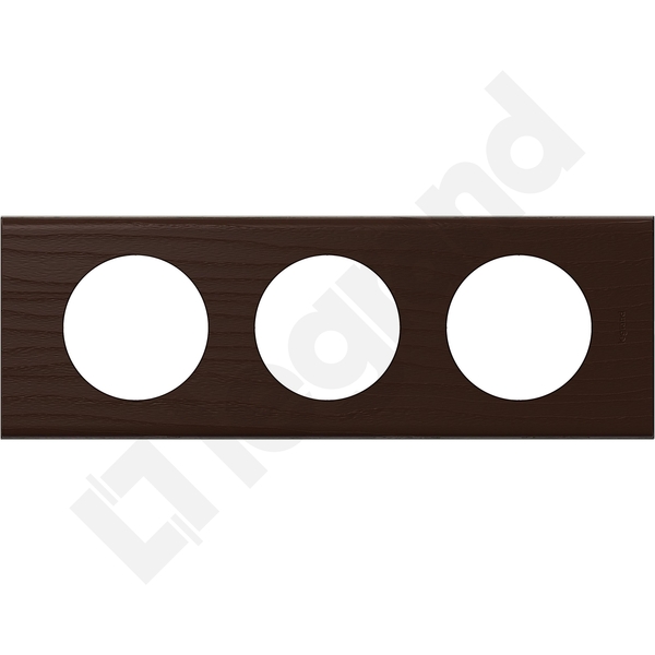 RAMKA POTRÓJNA POZIOMA/PIONOWA WENGE CELIANE - 069203 - LEGRAND