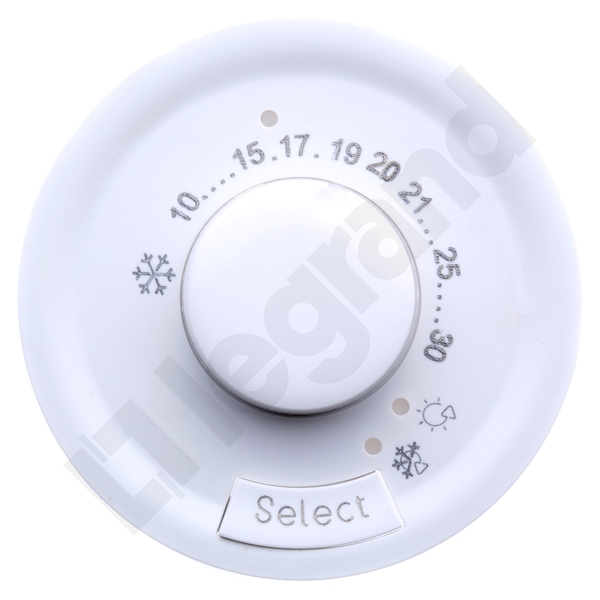 PLAKIETKA TERMOSTATU POKOJOWEGO BIAŁA CELIANE - 068240 - LEGRAND