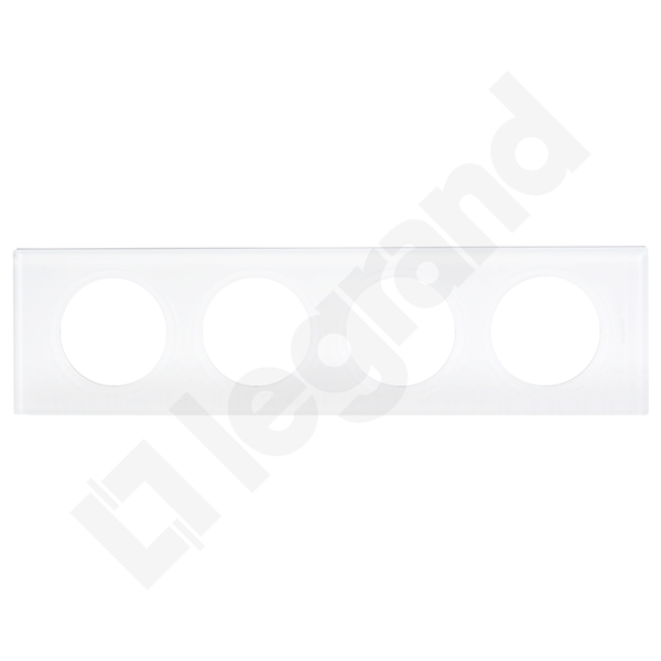 RAMKA POCZWÓRNA POZIOMA/PIONOWA SZKŁO KAOLIN CELIANE - 069314 - LEGRAND