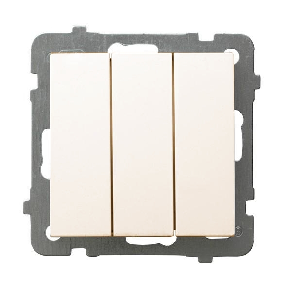 ŁĄCZNIK POTRÓJNY ECRU AS - ŁP-13G/m/27 - OSPEL