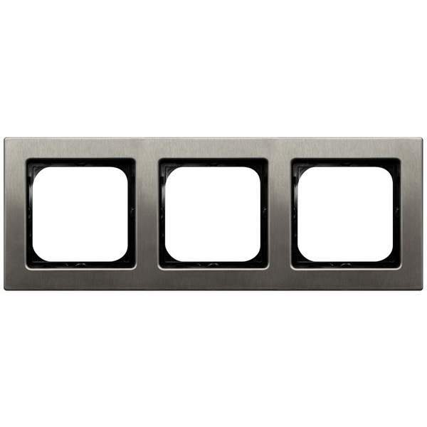 RAMKA POTRÓJNA STAL INOX SONATA - R-3RM/37 - OSPEL