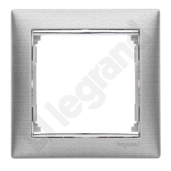RAMKA POJEDYNCZA ALUMINIUM SZCZOTKOWANE VALENA - 770331 - LEGRAND