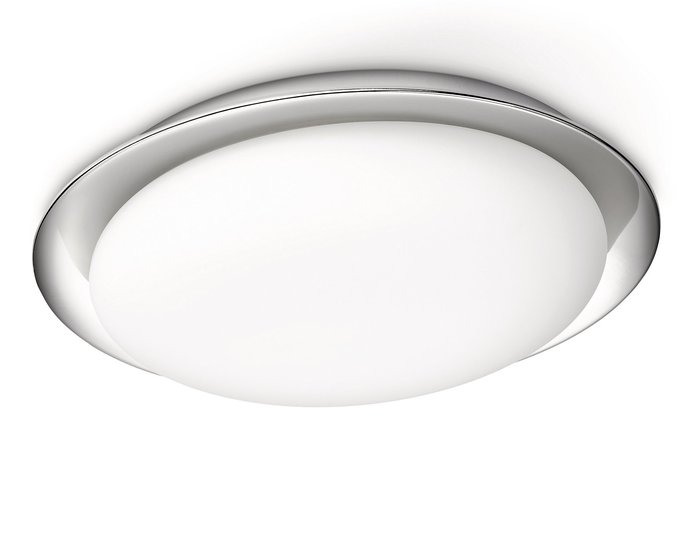 OPRAWA DOMOWA PLAFONIERA 20W E27 IP20 Z ŹRÓDŁEM 20W EEL=A FEELING CHROME - 308511116 - PHILIPS ŹRÓDŁA