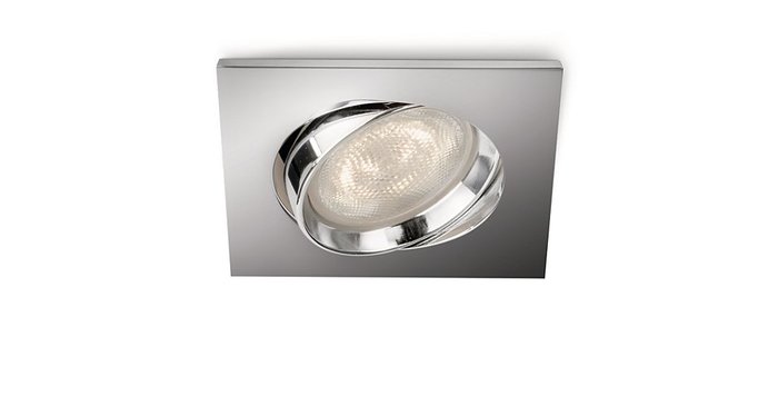 OPRAWKA SUFITOWA PUNKTOWA P/T LED 3W IP20 2700K 170LM Z ŹRÓDŁEM EEL=A+ GALILEO CHORME - 590811116 - PHILIPS ŹRÓDŁA