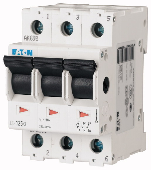 ROZŁĄCZNIK IZOLACYJNY 125A 3 BIEGUNY IS-125/3 - 276288 - EATON