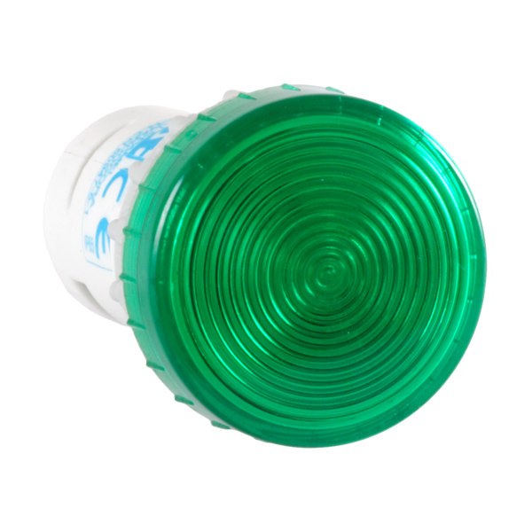 LAMPKA KOMPAKTOWA ZIELONA LED 24V BA9S 24V NA PRĄD ZMIENNY - PK22-LZ-24-LED\AC/DC - SPAMEL