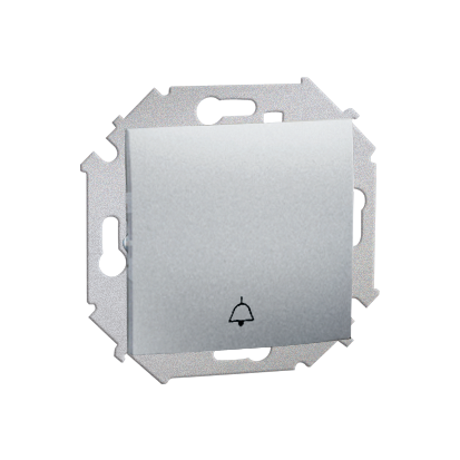 PRZYCISK DZWONEK (MODUŁ) 10AX 250V ZACISKI ŚRUBOWE ALUMINIUM SIMON 15 - 1591659-026 - KONTAKT SIMON
