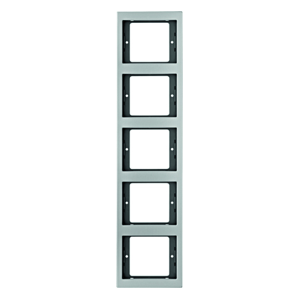 RAMKA PIĘCIOKROTNA PIONOWA ALU K.5 - 13537003 - HAGER - BERKER
