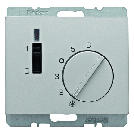 REGULATOR TEMPERATURY POMIESZCZENIA ZE STYKIEM ZWIERNYM ALU K.5 - 20307103 - HAGER - BERKER
