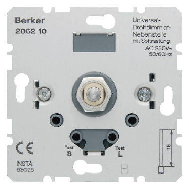 ROZSZERZENIE ŚCIEMNIACZA UNIWERSALNEGO Z PŁYNNĄ REGULACJĄ MECHANIZM ONE.PLATFOMR - 286210 - HAGER - BERKER