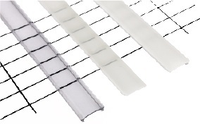 KLOSZ DO PROFILU LED WCISKANY 202CM MROŻONY KPL-A-202-MR. - 912237 - POLTRONIC