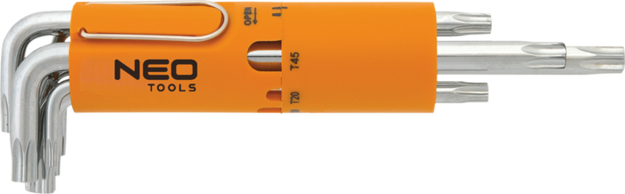 KLUCZE TORX DŁUGIE T10-T50, KPL 8CZĘŚCIOWY, NEO - 09-524 - GRUPA TOPEX