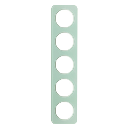 RAMKA PIĘCIOKROTNA SZKŁO BIAŁY R.1 - 10152109 - HAGER - BERKER