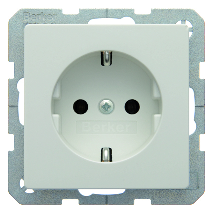 GNIAZDO SCHUKO BIAŁY AKSAMIT Q.1 - 41436089 - HAGER - BERKER