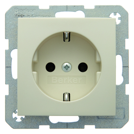 GNIAZDO SCHUKO KREMOWY POŁYSK S.1 - 41438982 - HAGER - BERKER