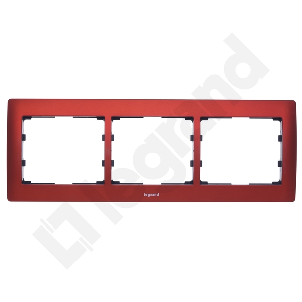 RAMKA POTRÓJNA POZIOMA MAGIC RED SISTENA LIFE - 771903 - LEGRAND