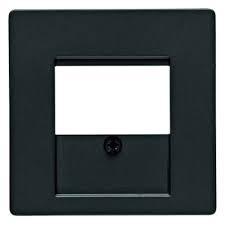 ELEMENT CENTRALNY DO GNIAZDA GŁOŚNIKOWEGO ANTRACYT AKSAMIT Q.1/Q.3 - 6810336086 - HAGER - BERKER