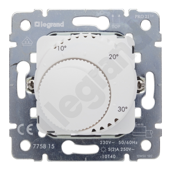 REGULATOR TEMPERATURY ZE STYKIEM ARCTIC 230V~ SISTENA LIFE - 775815 - LEGRAND