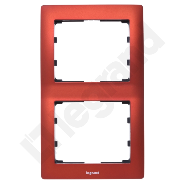 RAMKA PODWÓJNA PIONOWA MAGIC RED SISTENA LIFE - 771906 - LEGRAND