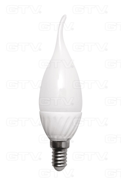 ŹRÓDŁO LED E14 C30L 3,5W/WW 300LM PŁOMYK EEL=A+ - LD-SMC30L-35P - GTV