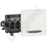 ŁĄCZNIK SCHODOWY Z PODŚWIETLENIEM BIAŁY 10AX-250V~ OTEO - 086117 - LEGRAND