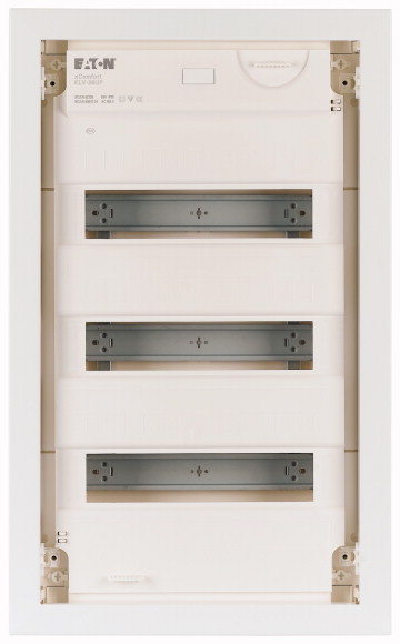 ROZDZIELNIA TWORZYWO 3X12 MODUŁY P/T IP40 DRZWI BIAŁE KLV - 178819 - EATON
