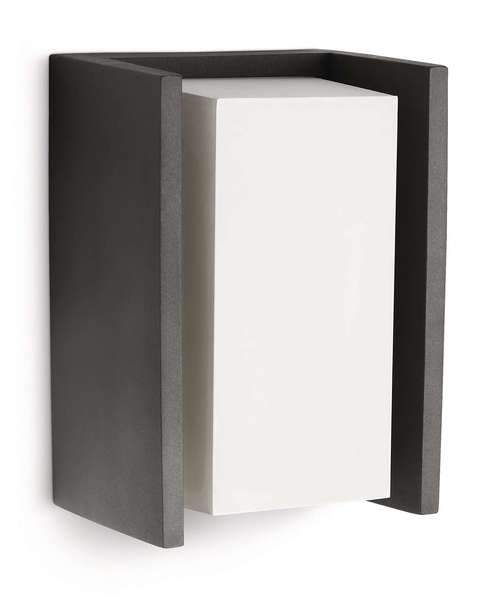 OPRAWA ZEWNĘTRZNA KINKIET 15W E27 IP44 Z ŹRÓDŁEM EEL=A BRIDGE ANTRACIT - 163519316 - PHILIPS ŹRÓDŁA
