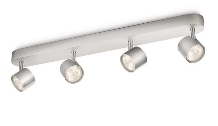 OPRAWA SUFITOWA 4X3W ALUMINIUM STAR - 562444816 - PHILIPS ŹRÓDŁA