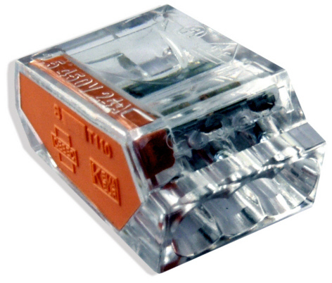 ZŁĄCZKA SAMOZACISKOWA BEZGWINTOWA 3 STYKI TRANSPARENTNA PC2253-CL 2,5 MM2 - 89022000 - SIMET