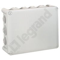 PUSZKA PROSTOKĄTNA Z PRZEPUSTAMI 220X170X86 MM PLEXO55 - 092062 - LEGRAND