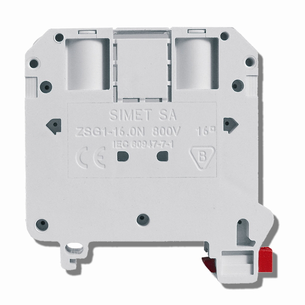 ZŁĄCZKA SZYNOWA GWINTOWA ZSG1-16.0NS SZARA - ZUG - 11621312 - SIMET