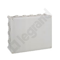 PUSZKA PROSTOKĄTNA Z PRZEPUSTAMI 310X240X124 MM PLEXO55 - 092082 - LEGRAND