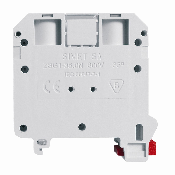 ZŁĄCZKA SZYNOWA GWINTOWA ZSG1-35.0NS SZARA- ZUG - 11721312 - SIMET