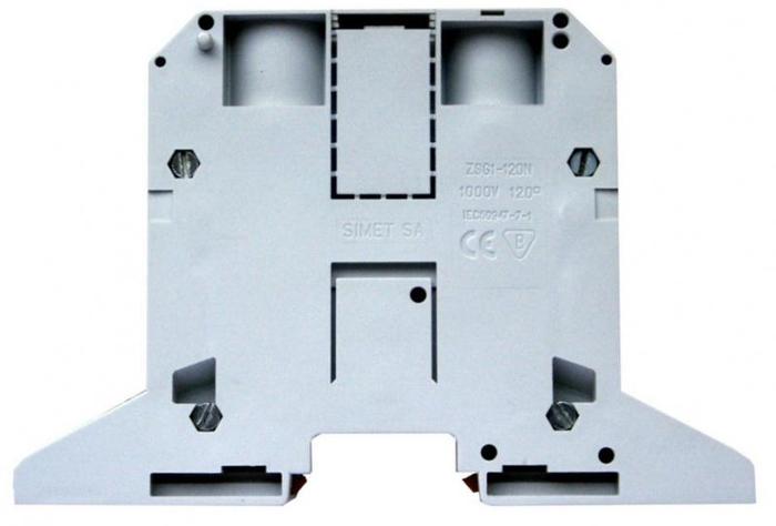 ZŁĄCZKA SZYNOWA GWINTOWA ZSG1-120NS SZARA - ZUG - 11953312 - SIMET