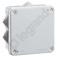 PUSZKA ODGAŁĘŹNA KWADRATOWA KLASA II 105X105X40 PLEXO55 - 092136 - LEGRAND