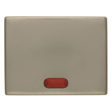 KLAWISZ Z 5 DOŁĄCZONYMI SOCZEWKAMI JASNY BRĄZ METAL ARSYS - 14160001 - HAGER - BERKER
