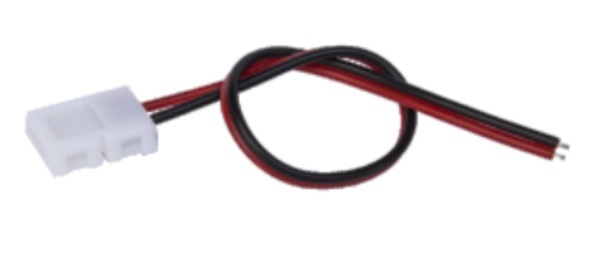 SZYBKOZŁĄCZKA DO TAŚM LED JEDNOKOLOROWYCH 8MM TAŚMA ZASILACZ SDLC-08KS-ZP - 907882 - POLTRONIC