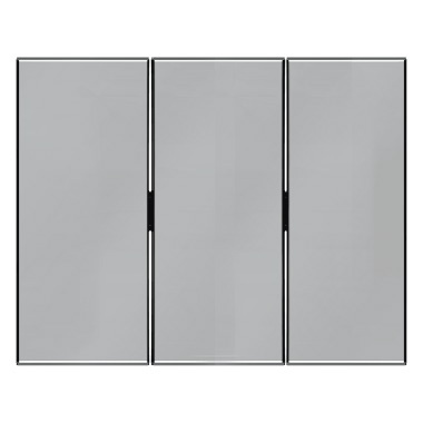 KLAWISZE DO ŁĄCZNIKA 3-KLAWISZOWEGO STAL SZLACHETNA LAKIEROWANA K.5 - 14657004 - HAGER - BERKER