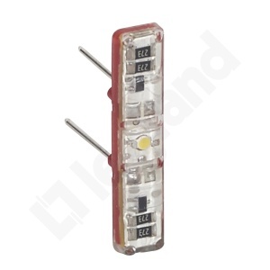 WSKAŹNIK WŁĄCZENIA LED OPRZEWODOWANIE FAZA+N 230V - 067688 - LEGRAND