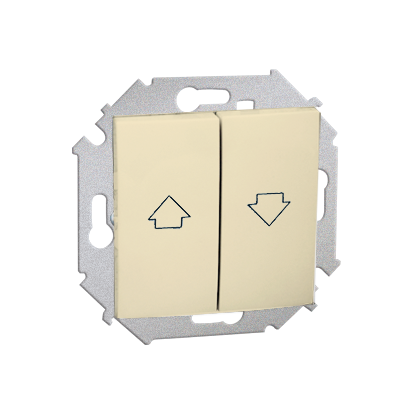 ŁĄCZNIK ŻALUZJOWY (MODUŁ) 10AX 250V ZACISKI ŚRUBOWE BEŻ SIMON 15 - 1591332-031 - KONTAKT SIMON