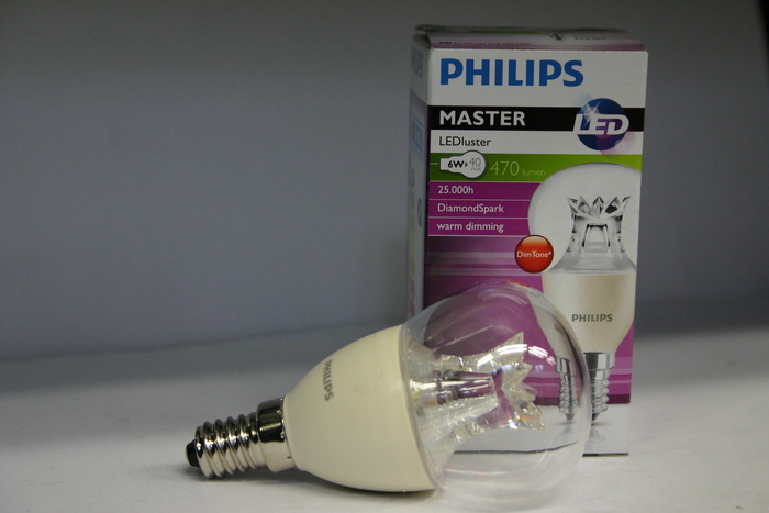 ŹRÓDŁO LED E14 6W 470LM -ODPOWIEDNIK 40W MASTER LEDLUSTER DT - 8718696453582 - PHILIPS ŹRÓDŁA