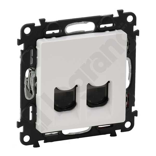 GNIAZDO 2XRJ45 KAT.6 STP BIAŁE VALENA LIFE - 753147 - LEGRAND